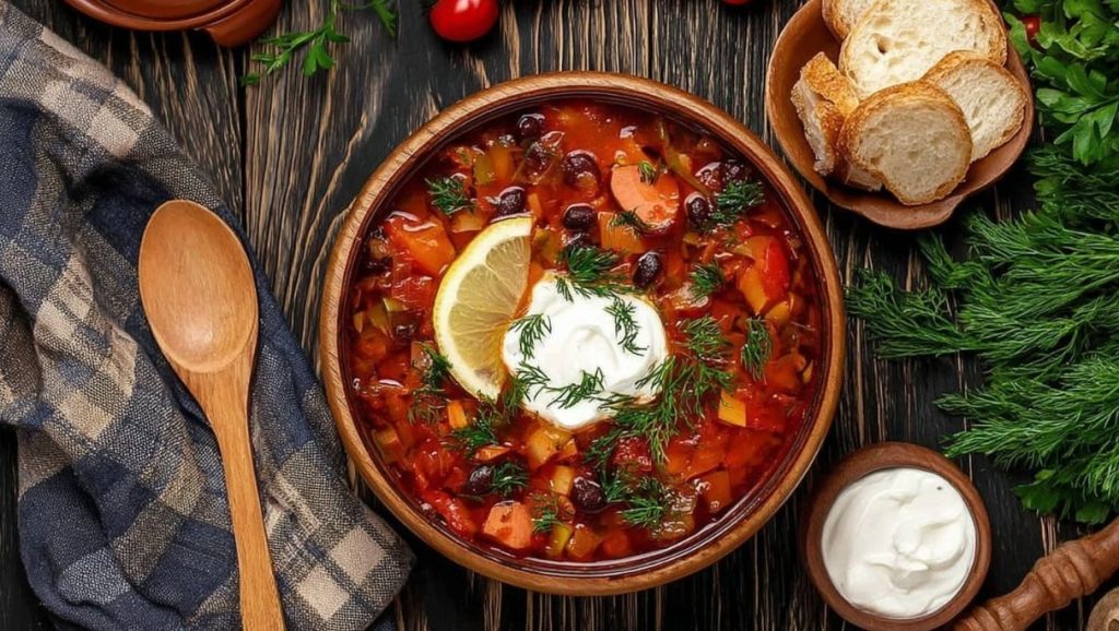 Солянка по-домашньому з картоплею