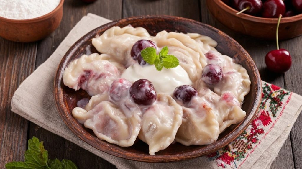 вареники з вишнями