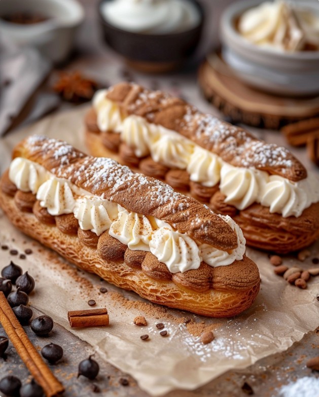 Класичні еклери з кремом — домашній перевірений рецепт