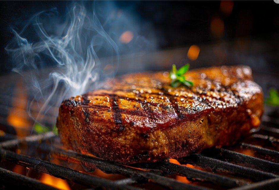 М’ясо на грилі з ароматними спеціями