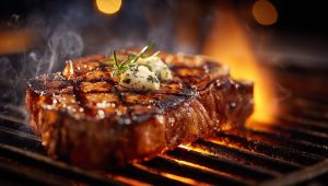 М’ясо на грилі з ароматними спеціями