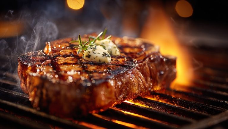 М’ясо на грилі з ароматними спеціями