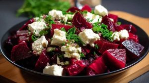 Салат із буряка та фети