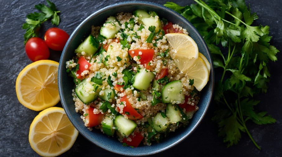 салат із кус-кусом та м’ятою рецепт