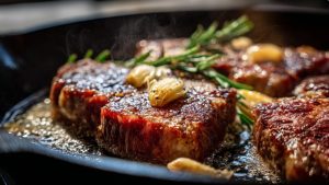 Стейк яловичий рецепт – соковитий та ідеально прожарений