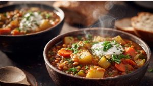 суп із зеленої сочевиці рецепт