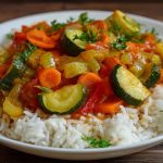 Тушковані овочі з рисом