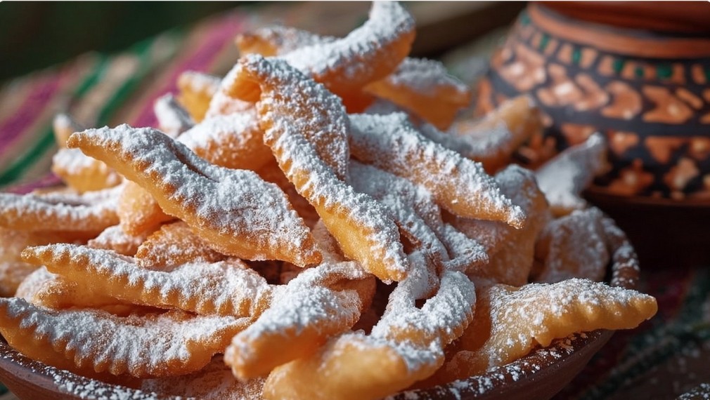 Українські вергуни — рецепт хрустких вергунів у цукровій пудрі