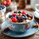 Вівсяна каша з фруктами