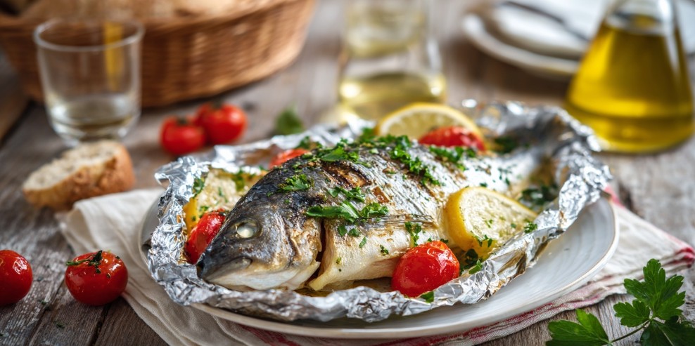 Запечена риба з лимоном