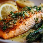 Запечене філе лосося