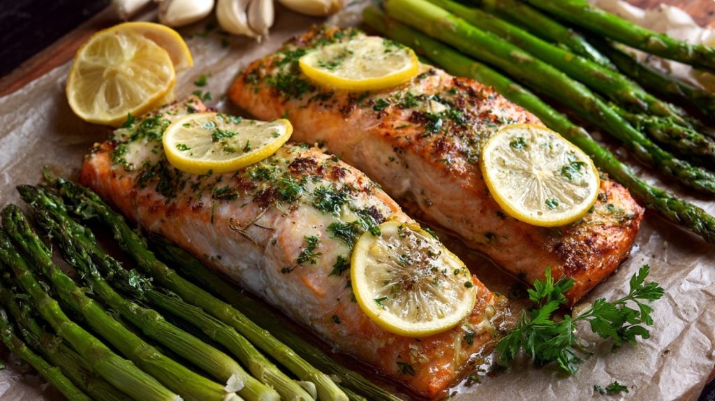 Запечене філе лосося