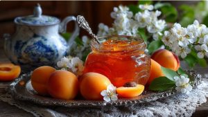 Тост із абрикосовим варенням на сніданок