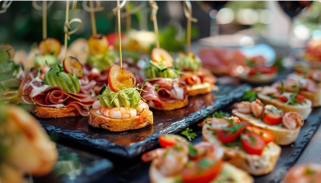 Фуршетні канапе для сучасного Дня народження