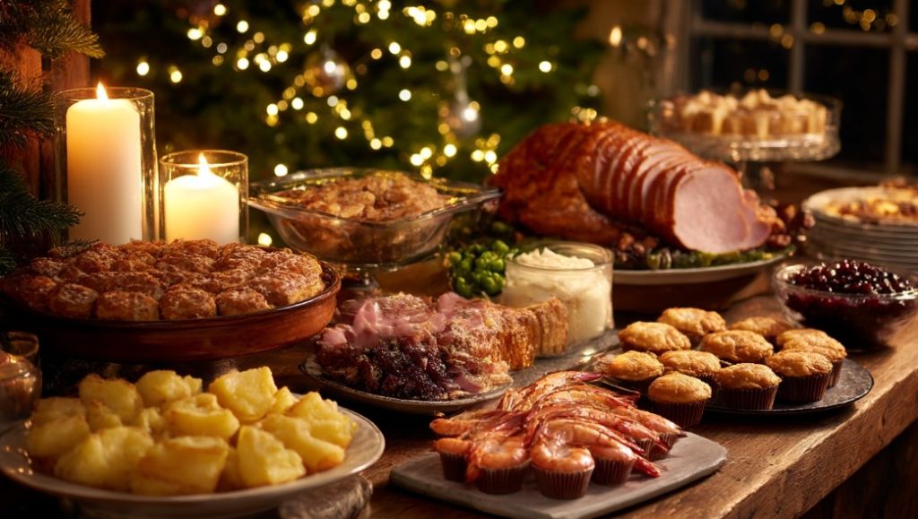 новорічний стіл у різних країнах