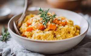 Каша пшоняна з гарбузом