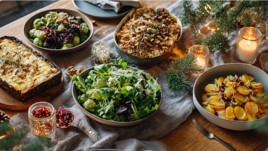 Різдвяний стіл з легким меню та оновленими традиційними стравами