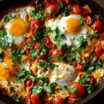 Яєчня з помідорами (шакшука light)