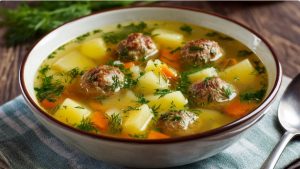 Як зварити смачний суп з фрикадельками