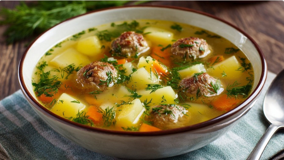 Як зварити смачний суп з фрикадельками