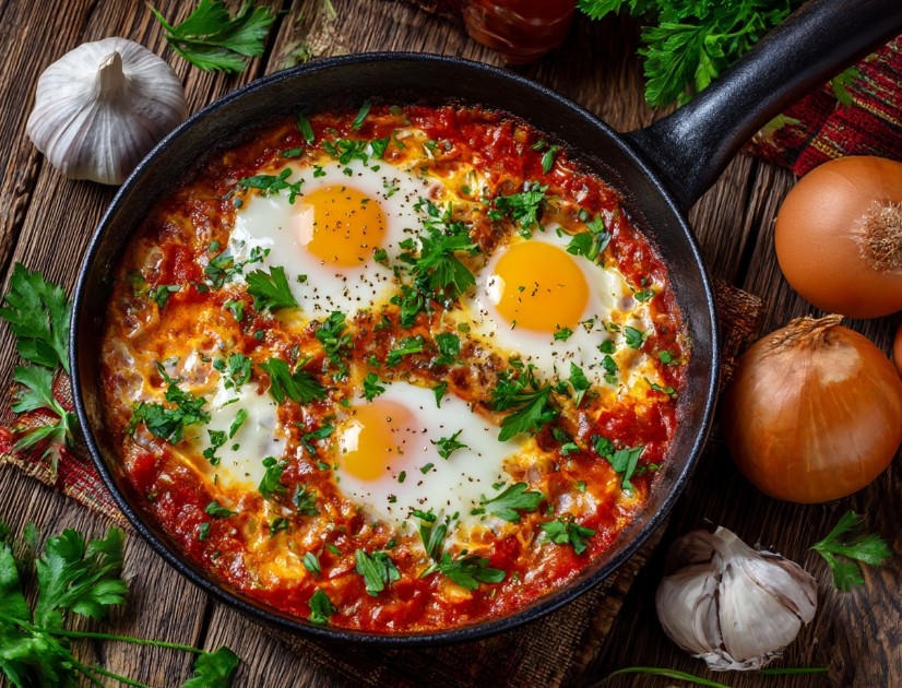 Без цибулі і часнику шакшука втрачає характер