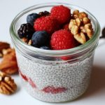 Ванільний чіа-пудинг на мигдальному молоці