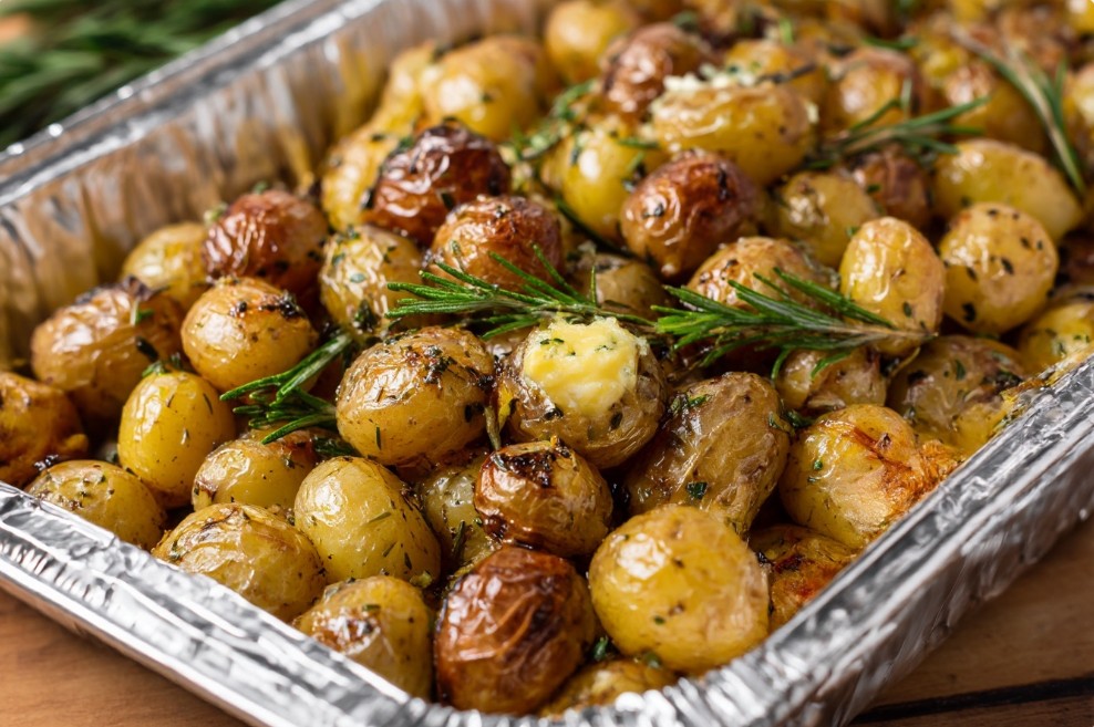 деко з фольги для запікання картопліі