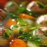 Домашній суп з соковитими фрикадельками, як у дитинстві