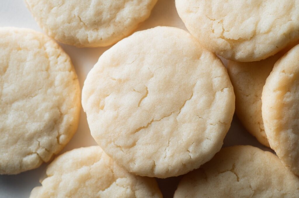 Домашнє печиво після заморозки крупним планом