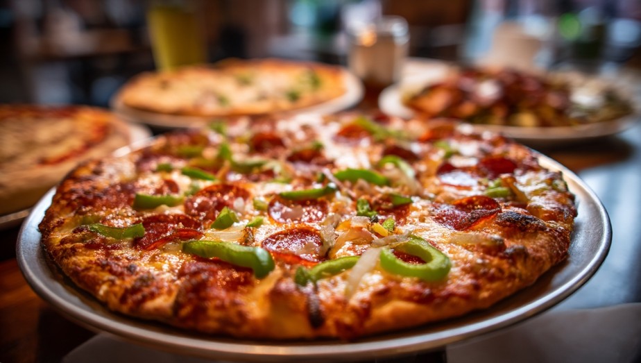 Гостра піца з чилі та салямі