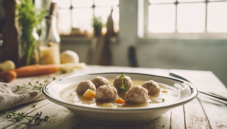 готовий СУП з фрикадельками