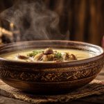 Грибна юшка з перловкою