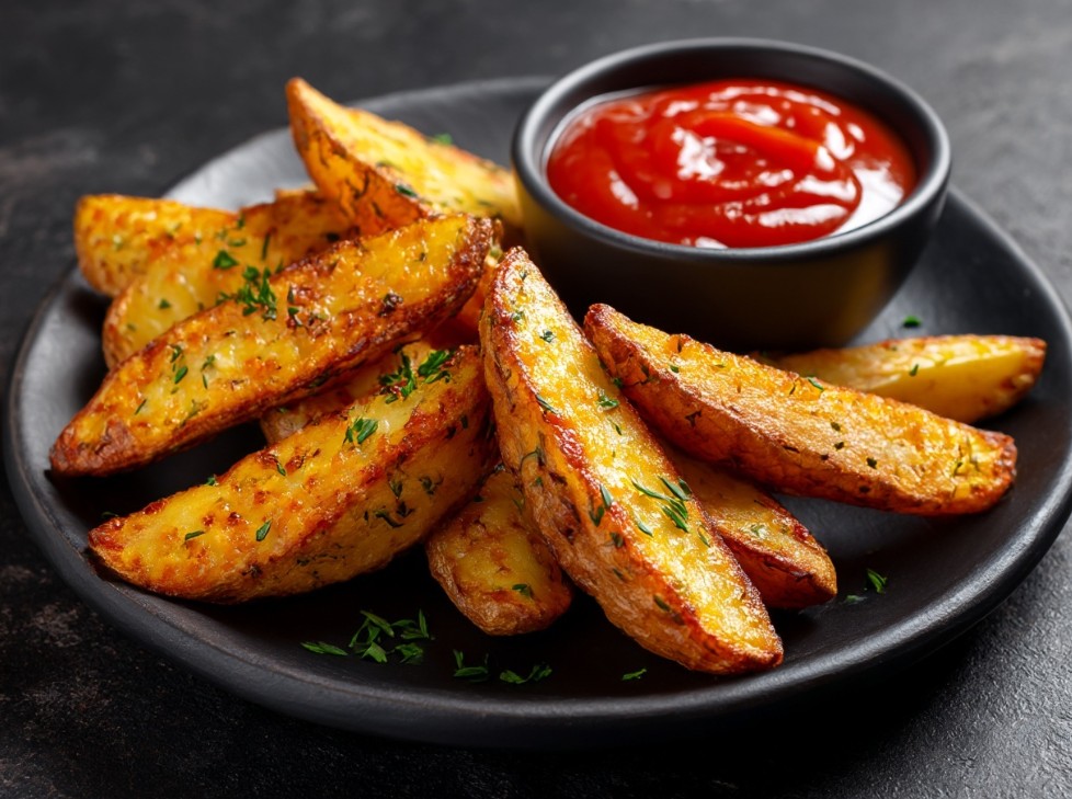 Картопля по-селянськи — це не тонкі скибочки і не дрібні кубики