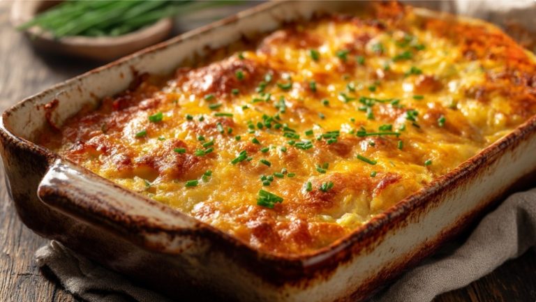 Картопляна бабка з фаршем — Гаряча страва