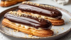 Classic French Eclairs with Rich Vanilla Cream