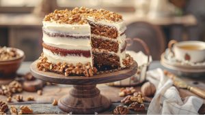 Класичний американський морквяний пиріг з крем-сиром