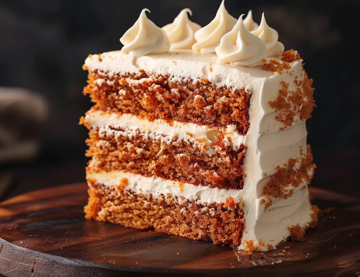 Класичний американський морквяний пиріг з крем-сиром