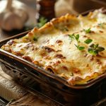Класична лазанья з м’ясним соусом і ніжним бешамелем, запечена в духовці