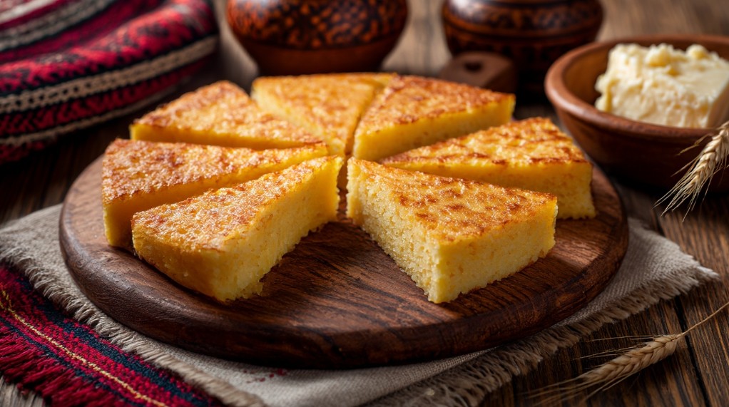 Polenta nach Huzulen-Art — ein einfaches, aber sehr herzhaftes Gericht