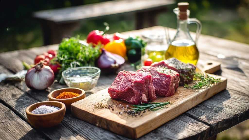 Маринування м’яса перед BBQ