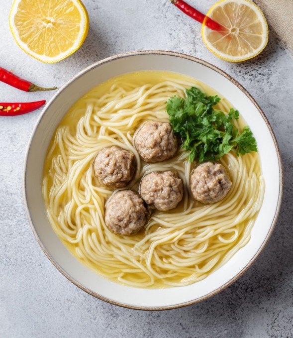 Суп з фрикадельками