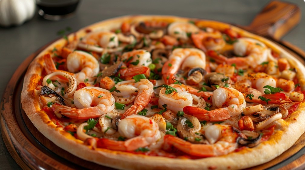 Морепродукти для піци як альтернатива риб