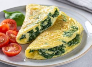 Омлет з овочами на швидку руку