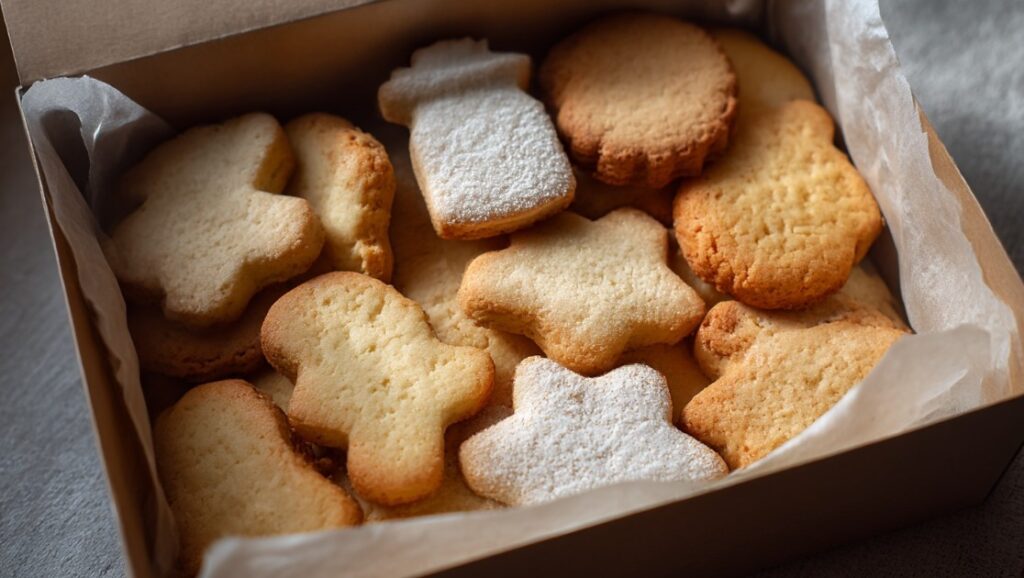 Печиво на смальці в коробці з картону