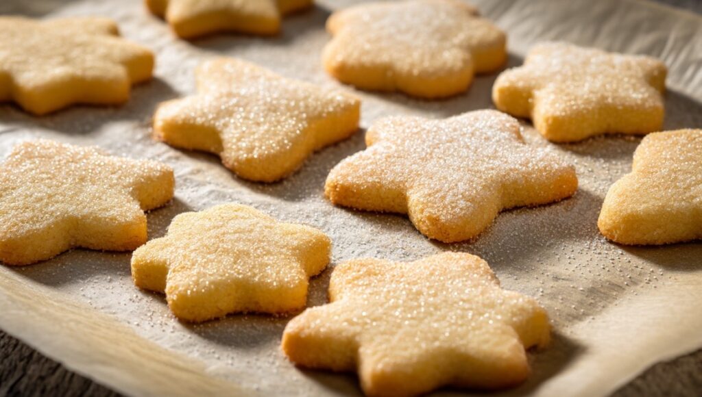 Печиво на смальці з крихкою текстурою, крупний план