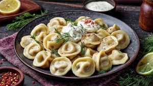 Пельмені домашні зі свининою