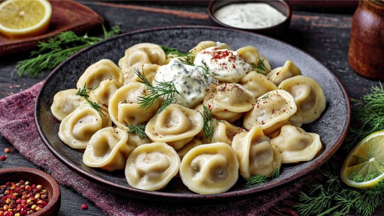 Пельмені домашні зі свининою — Другі страви