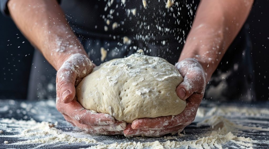 Після замішування дай тісту ще одну паузу — 10-15 хвилин