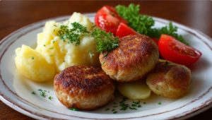 Подавайте котлети гарячими зі свіжими овочами або картоплею.