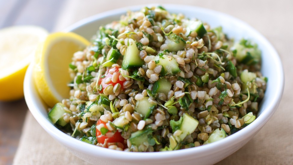 пророщена гречка добре смакує в салатах